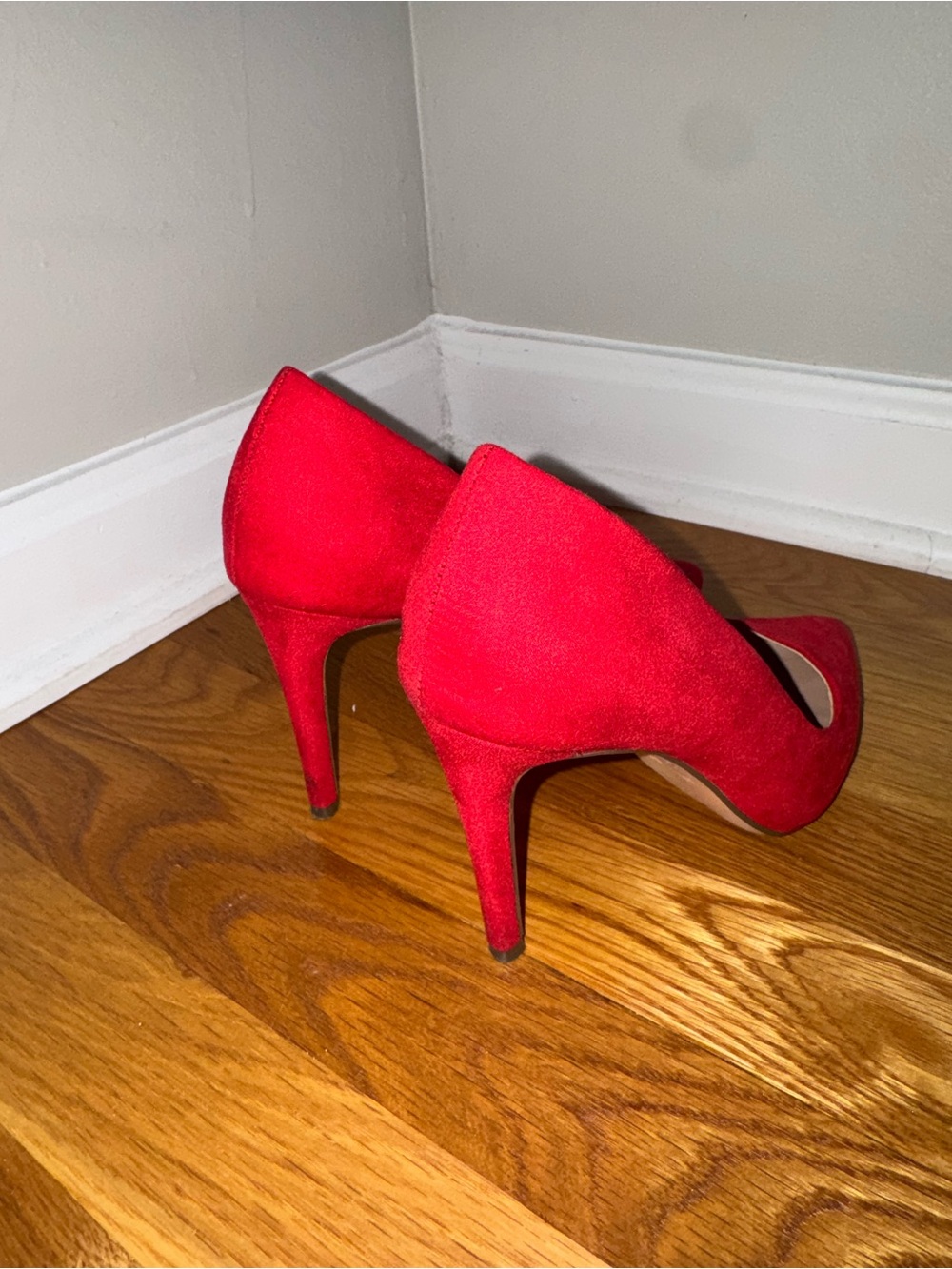 Call It Spring Red Pointed-Toe High Heel Pumps - Picture 6 of 6